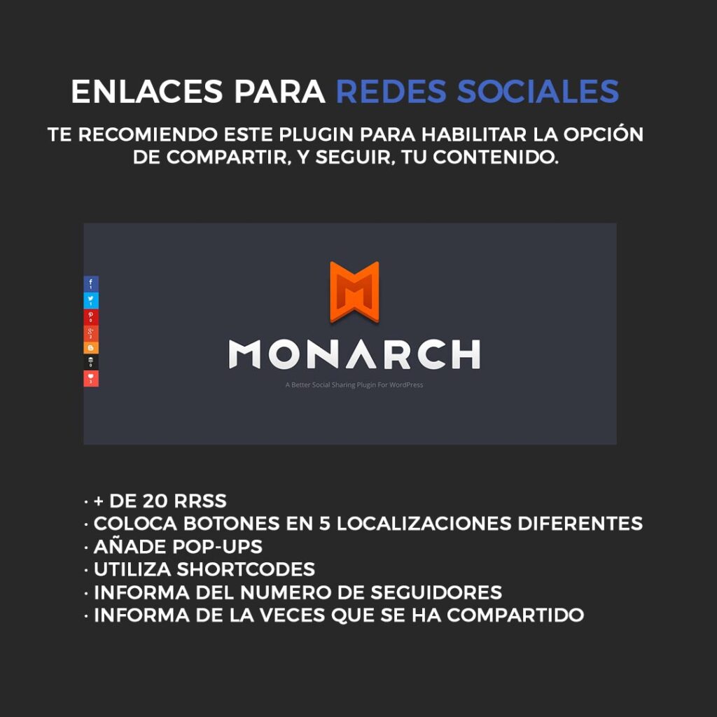 Plugin para utilizar redes sociales en WordPress