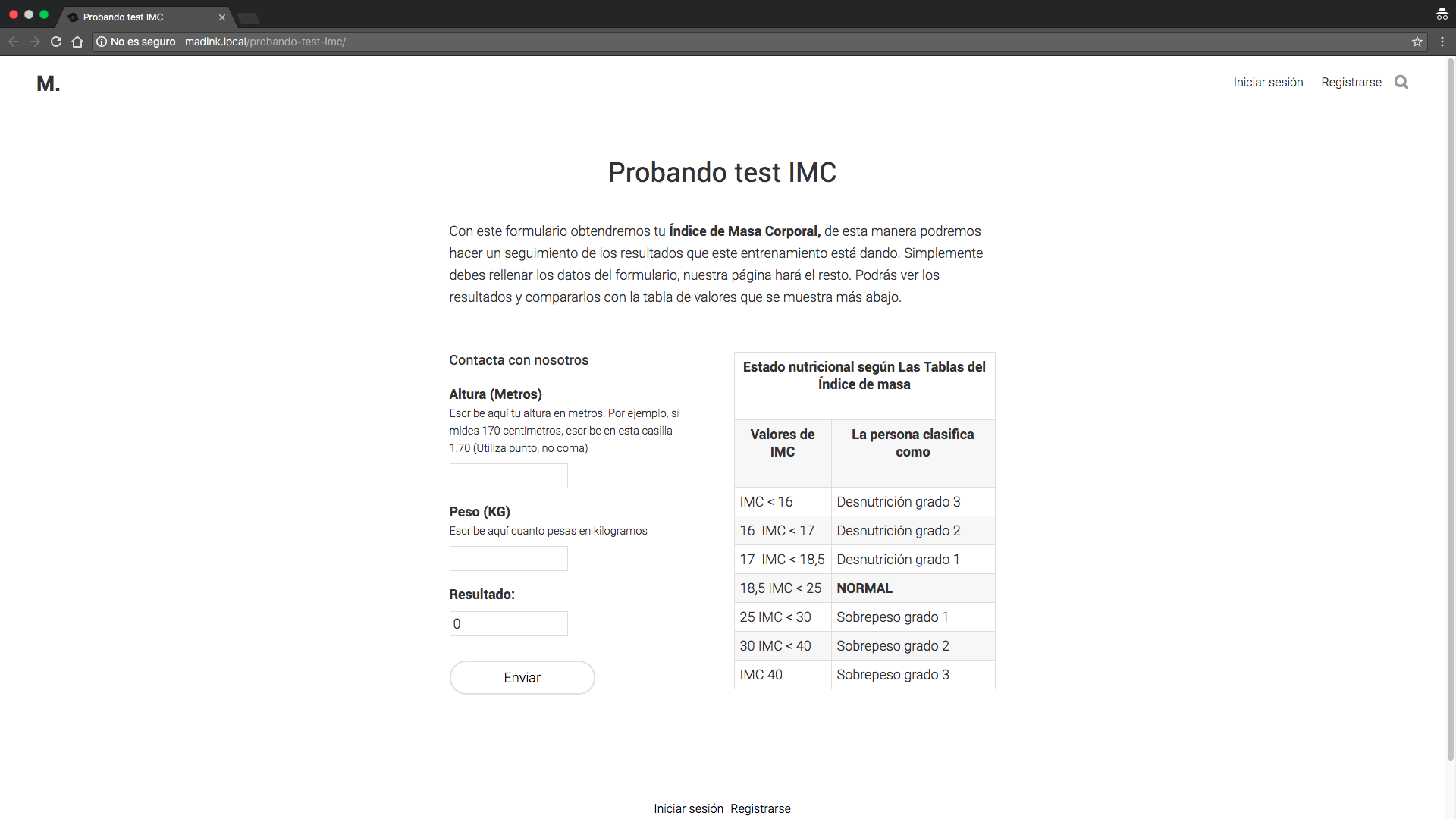 Crea una calculadora online