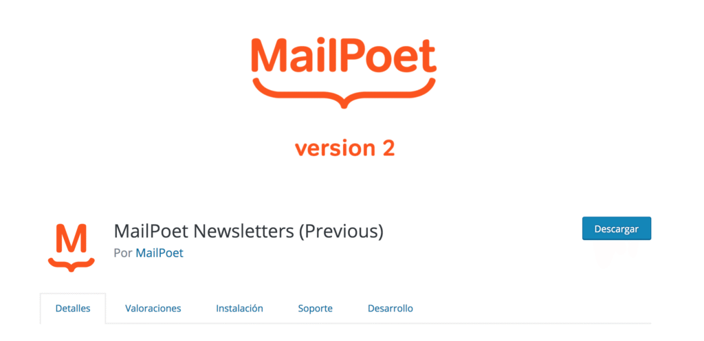 Plugin de Newsletter MailPoet