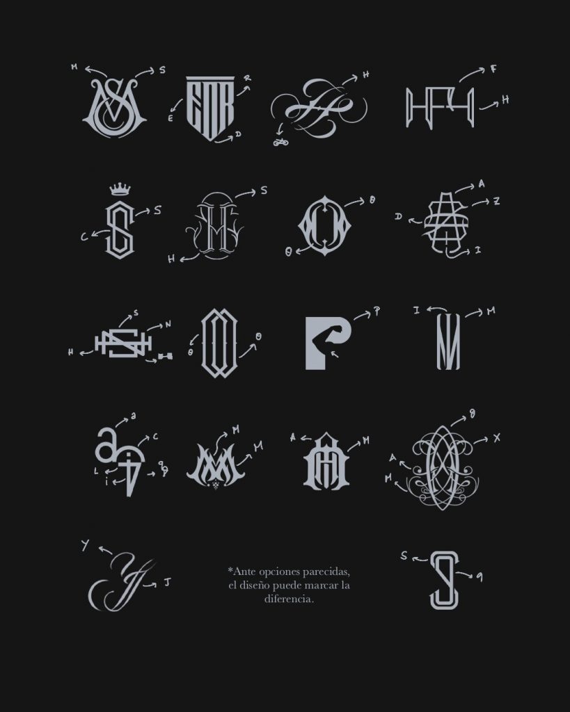 Logotipos con iniciales