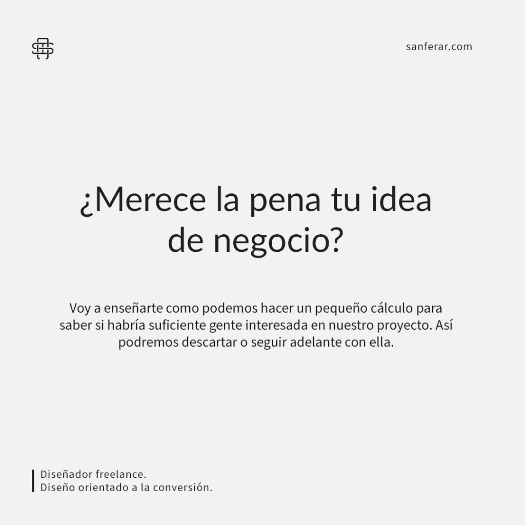 Análisis de ideas de negocio. Tamaño del mercado